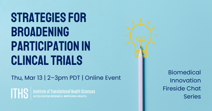 Strategies for Broadening Participation in Clinical Trials @ Online Event